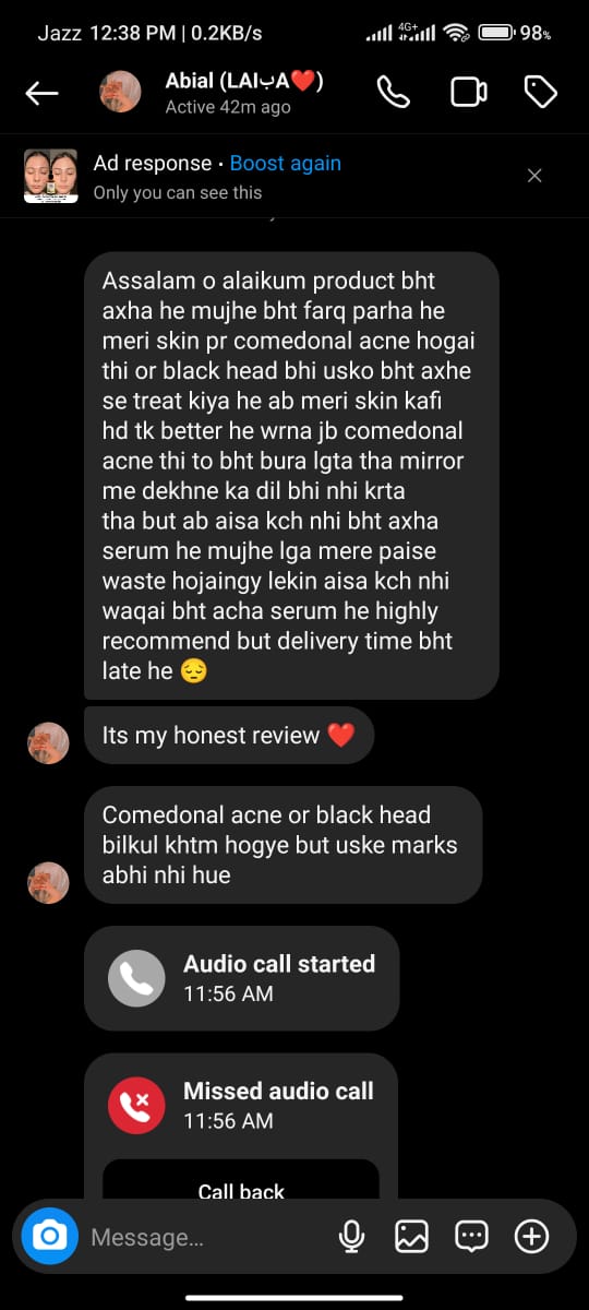 Anti Acne & Glowing Serum | Salicylic 2%, Vitamin C & E and Tea Tree Extract 2%